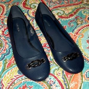 Nautica Ortley Navy Blue Flats Size 10 nautical